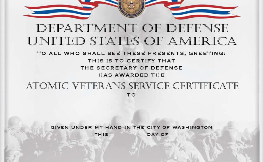 Atomic Vets Service Cert